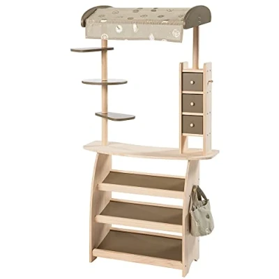 Abbildung von howa Kaufladen Lucky, aus Holz mit Markise und Tasche