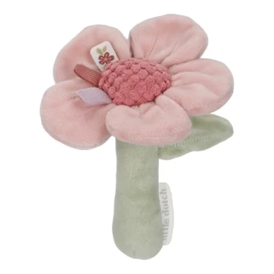Abbildung von Little Dutch 9001 Greifling Rassel Blume Fairy Garden rosa