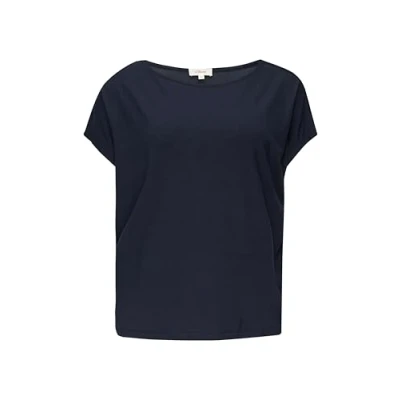 Abbildung von s.Oliver ÜBERSCHNITTENEN Schultern Tshirt basic, Damen, Größe: 48, Navy