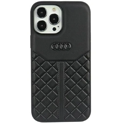 Abbildung von Audi Genuine Leather Hülle für iPhone 13 Pro / 6.1&quot; Schwarz Hard AU TPUPCIP13P Q8/D1 BK