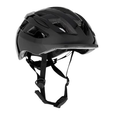 Abbildung von ATTABO Fahrradhelm Damen Herren Bonkers Größe L Schwarzer mit In Mold Technologie 18 Belüftungslöchern LED Licht Helmverstellung durch Knopf Langlebiges PC Material Wärmeschutz