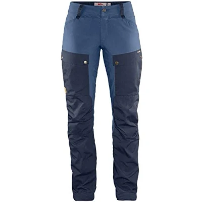 Abbildung von Fjällräven Damen Keb Trousers Curved W Reg Sport Trousers, Dark Navy uncle Blue, 42 EU