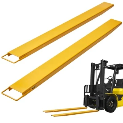 Abbildung von VEVOR 2er Set Gabelverlängerungen 1820 mm Zinkenverlängerung 1,815 Tonnen Tragfähigkeit Gabelzinken Q235 Kohlenstoffstahl einteiliges Design Palettengabelverlängerung Kompatibel mit 127 Gabeln