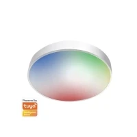 Abbildung von LogiLink SH0122 Wi Fi Smart Home Deckenleuchte mit 140 Ausstrahlungswinkel, Tuya kompatibel, unterstützt Amazon Alexa und Google