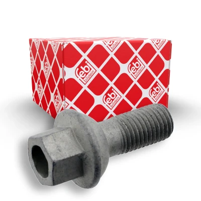 Abbildung von FEBI BILSTEIN 46669 Radschrauben M12 x 1,5 Kugelbund A/G 20mm 10.9 für Leichtmetallfelgen, Stahlfelgen 15 Stahl Außensechskant