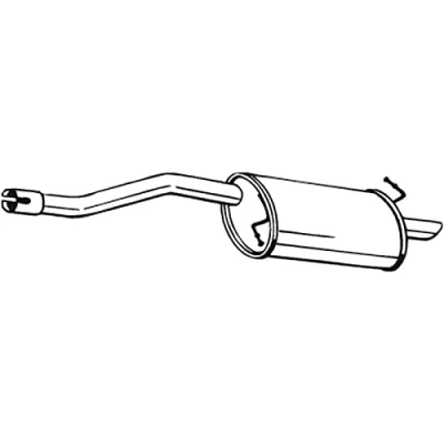 Abbildung von BOSAL 154 123 Endschalldämpfer FORD: KA Schrägheck