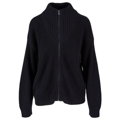 Abbildung von Urban Classics ZIP Strickjacke, Damen, Größe: Large, Black
