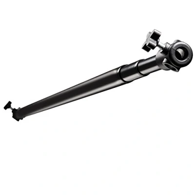 Abbildung von Walimex pro Teleskop Hintergrundstange 225 400cm Transportabel, Stufenlos Ausziehbar, Belastbar bis 6kg, Ideal für Stoffhintergründe, Perfekt Mobile Studios