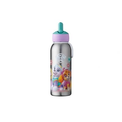 Abbildung von Mepal Thermoflasche Flip Up Campus Isolierte Trinkflaschen für Kinder Edelstahl Thermosflasche 9 Stunden heiß &amp; 12 kalt BPA frei 350 ml Paw Patrol Girls