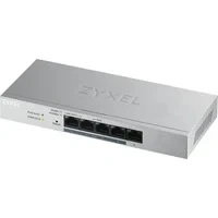 Abbildung von Zyxel 5 Port Gigabit Web / Smart Managed PoE+ Switch mit einem Budget von 60 Watt, Lifetime Garantie [GS1200 5HPv2]