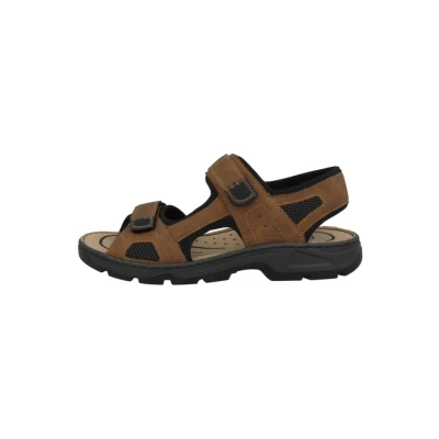 Abbildung von Rieker Herren 25558 25 Geschlossene Sandalen, Braun (Tabak 25)