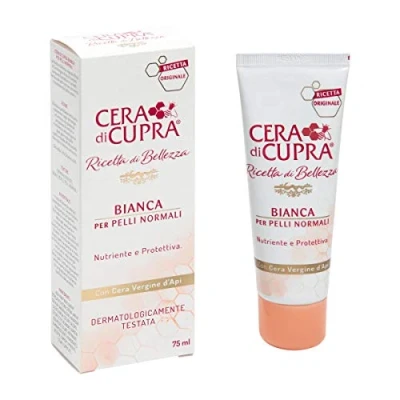 Abbildung von Cera di Cupra, Traditionelle Weiße Creme Formulierung, mit reiner Bienenwachs, reich an schützenden Komponenten, Anti Aging Wirkung, Made in Italy, Dermatologisch Getestet, Tube 75 ml