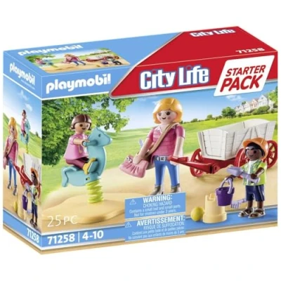 Abbildung von Playmobil Starter Packs Starterpack Opvoeder MET Bolderwagen 7 Spielzeug für Kinder, Größe: One Size, Multi coloured