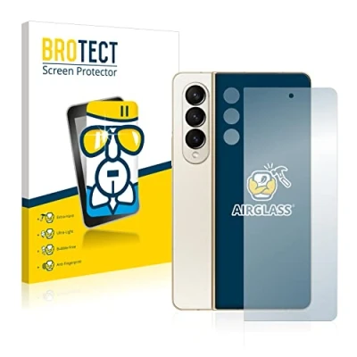 Abbildung von BROTECT Schutzglas für Samsung Galaxy Z Fold 4 (Display+Kamera) Schutzfolie Panzer Folie Glas [Extrem Kratzfest 9H, Anti Fingerprint,
