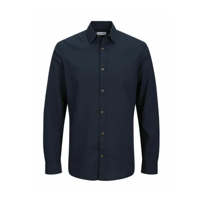 Abbildung von Jack &amp; Jones Comfort FIT Hemd, Herren, Größe: Medium, Navy blazer