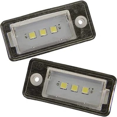 Abbildung von MR Style Led Kennzeichenbeleuchtung passend für Audi A6 S6 C6 4F Limousine Avant