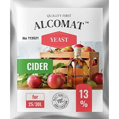 Abbildung von Alcomat Cider Hefe Trockenhefe für Cidre Yeast Alkohol Weinhefe auf 25 bis 30 Liter 13% 1 Stück