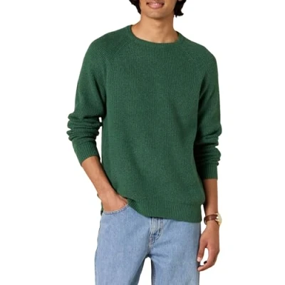 Abbildung von Amazon Essentials Herren Soft Touch Pullover mit Rundhalsausschnitt und Langen Ärmeln, Grün, L