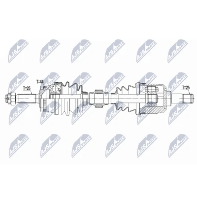 Abbildung von Antriebswelle NTY NPW HY 591