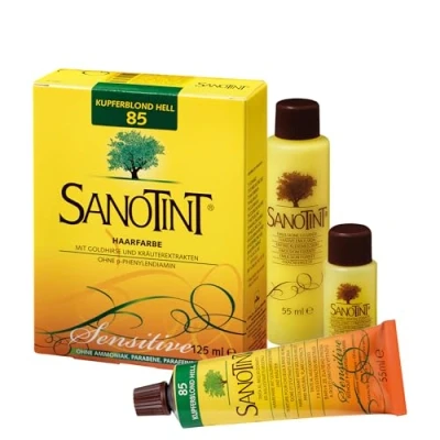 Abbildung von SANOTINT® Haarfarbe sensitive ?light? Nr. 85 ?Kupferblond Hell? (125 ml)