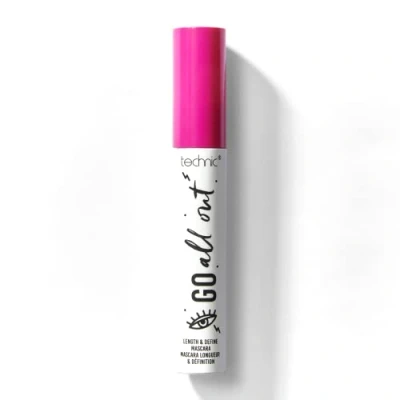 Abbildung von Technic Go All Out Length &amp; Define Mascara Die Wimpern verlängernde Wimperntusche mit flexiblem, spitz zulaufendem Bürstchen für maximale Betonung und Definition. 13ml