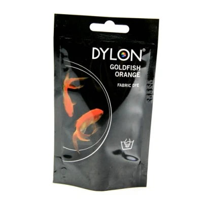 Abbildung von Dylon Stofffarbe zum Färben per Hand Goldfisch Orange