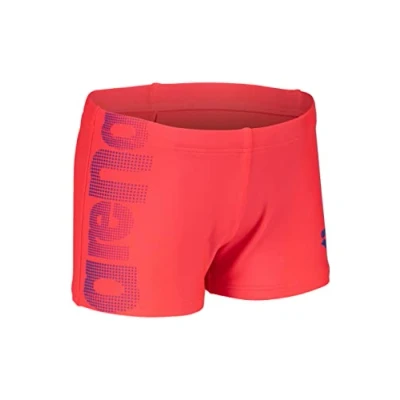 Abbildung von Arena Jungen Logo Kids Boy Short Swim Trunks, Fluo Red, 92 EU