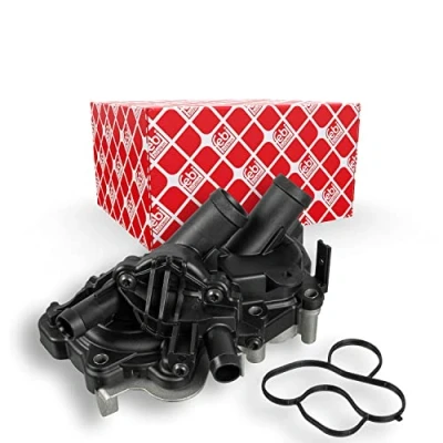 Abbildung von FEBI BILSTEIN 103347 Wasserpumpe 28 Aluguss Kunststoff mit Gehäuse VOLKSWAGEN: Golf 7 Schrägheck, Polo V Jetta 4