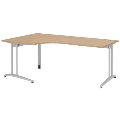 Abbildung von HAMMERBACHER Schreibtisch VBS82/E/S eiche
