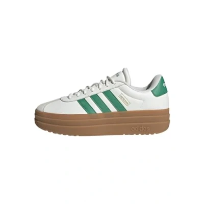 Abbildung von adidas Damen VL Bold Shoes Schuhe, core White/Court Green/Gold met, 42 2/3 EU