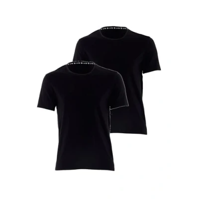Abbildung von LVB Unterhemd aus Bio Baumwolle Cotton Bi pack Herren x2 , Schwarz 6/XL