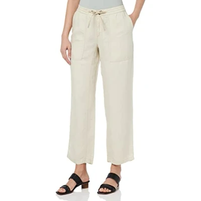 Abbildung von camel active Worker Loose FIT Stoffhose, Damen, Größe: 33x30, Bone white