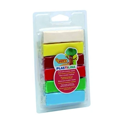 Abbildung von Jovi Plastilina Knete VE=6 Farben a 25g Blister