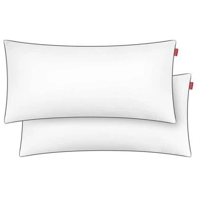 Abbildung von Schlafkissen Blumtal Kopfkissen 80x80 cm mit anpassbarer Füllung höhenverstellbar, Blumtal, Rückenschläfer, Seitenschläfer, Bauchschläfer, Einzeln und im praktischen 2er Set, 1tlg oder 2tlg, 100% Mikrofaser &amp; waschbar bis 95 Grad