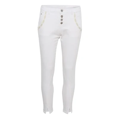Abbildung von Cream Crholly Baiily 7/8 Jeans Slim Fit, Damen, Größe: 31, Snow white