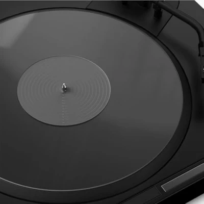 Abbildung von Plattenspieler Matte, Schallplatten Slipmat, Acryl Platte, Vinyl Rutschmatten (Klar)