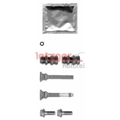 Abbildung von METZGER 113 1379X Führungshülsensatz, Bremssattel mit zusätzlichem Führungsbolzen SMART: Fortwo I Coupe, City II Coupe