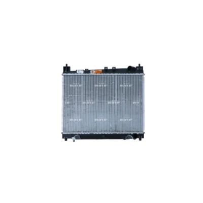 Abbildung von NRF 53211 Kühler, Motorkühlung Aluminium 512 350 16 mit Anbauteilen Kühlrippen gelötet TOYOTA: Yaris I Schrägheck, Verso