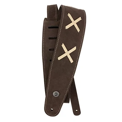 Abbildung von D&#039;Addario, DG Gitarrengurt aus Wildleder, Vintage, 6,4 cm