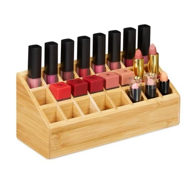 Abbildung von relaxdays Make Up Organizer Lippenstifthalter 24 Fächer