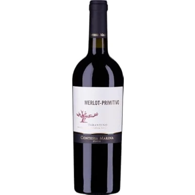 Abbildung von Merlot Primitivo Tarantino IGT Contessa Marina Italien halbtrocken 6er Karton