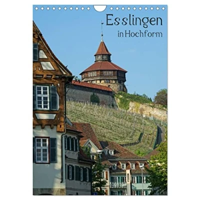 Abbildung von Esslingen in Hochform (Wandkalender 2025 DIN A4 hoch), CALVENDO Monatskalender