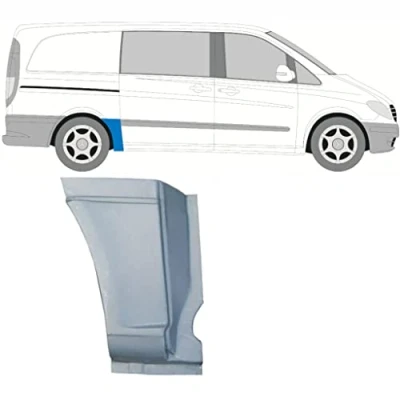 Abbildung von Für Mercedes Vito 2003 Kurz Hinten KotflÜgel Reparaturblech / Rechts