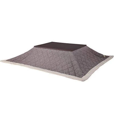 Abbildung von AZUMAYA KK 101BR/KK 102BR/KK 103BL/KK 104BL Kotatsu Futongröße, Farboptionen (Hellbraun, Rechteck B 228 x T 190 cm)