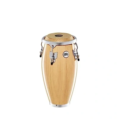 Abbildung von Meinl Percussion Mini Conga Instrument Sehr kleine Handtrommel Mit Büffelfell Durchmesser 4,5 Zoll Siam Eiche, Natur (MC100NT)