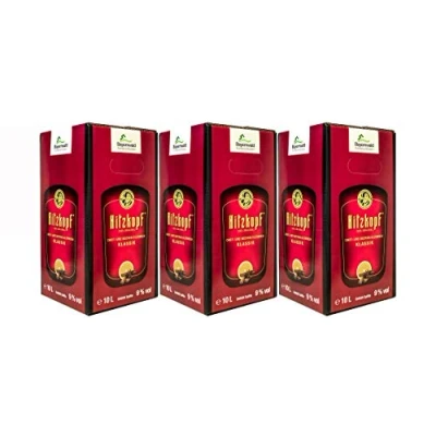 Abbildung von Bielmeier Bayernwald Hitzkopf Klassik roter Glühwein 9,0% vol 3x10 Liter Bag in Box