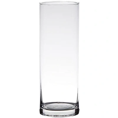 Abbildung von matches21 Zylinderförmige Glas Vase Glasvase klar Dekovase Dekoglas Kerzenglas Blumenvase 1 STK Ø 9x24 cm
