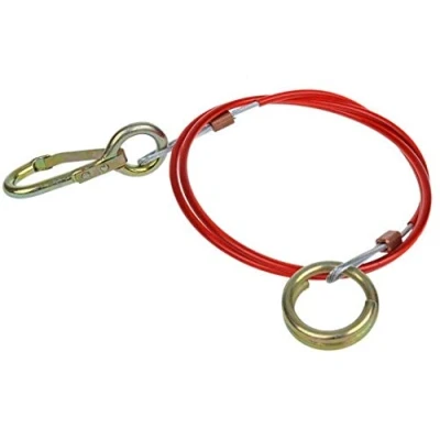 Abbildung von Abreisseil Stahlseil Bremsseil Farbe Rot 1,5m
