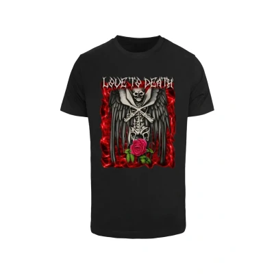 Abbildung von Mister TEE LOVE TO Death Tshirt print, Herren, Größe: Large, Black