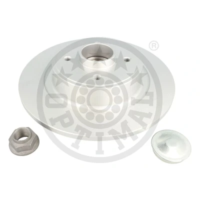 Abbildung von OPTIMAL 702976BS3 Bremsscheibe 274 11 4/4 100 voll beschichtet mit integriertem Radlager, ABS Sensor RENAULT: GRAND SCENIC 2